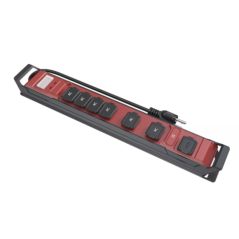 6 pistorasiaa Vedenpitävä USB 3.4a Power Strip