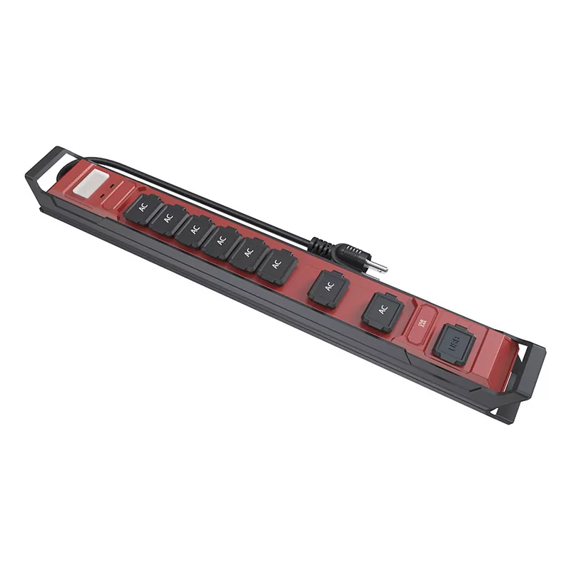 8 pistorasiaa Vedenpitävä Power Strip